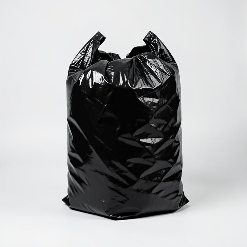 Saco de lixo econômico preto de 20 litros